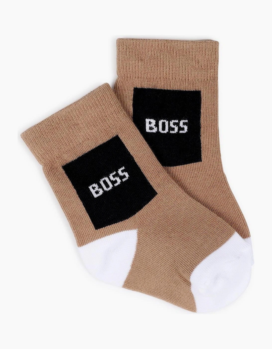 BOSS BABY/TODDLER BLACK SOCKS J53146