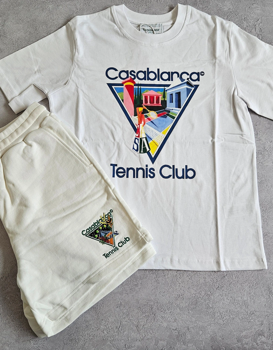 Tennis Club Shorts Set White, 2 of 1