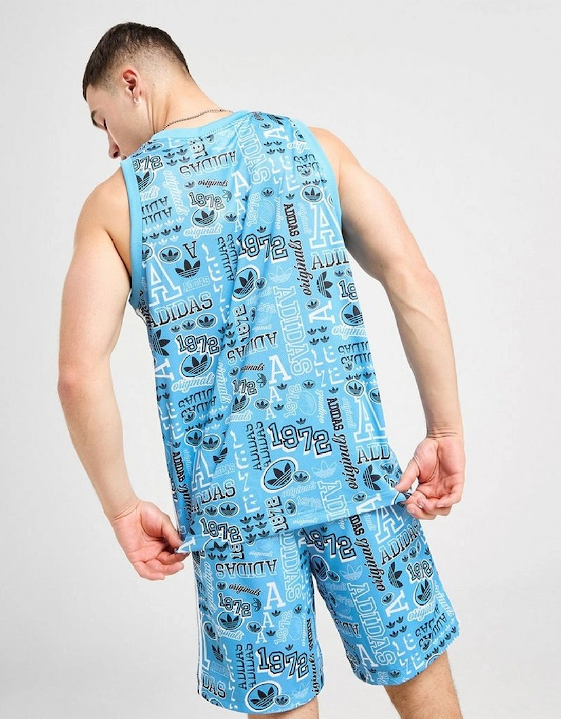 Originals Sticker Men's Tank Top/Vest Blue