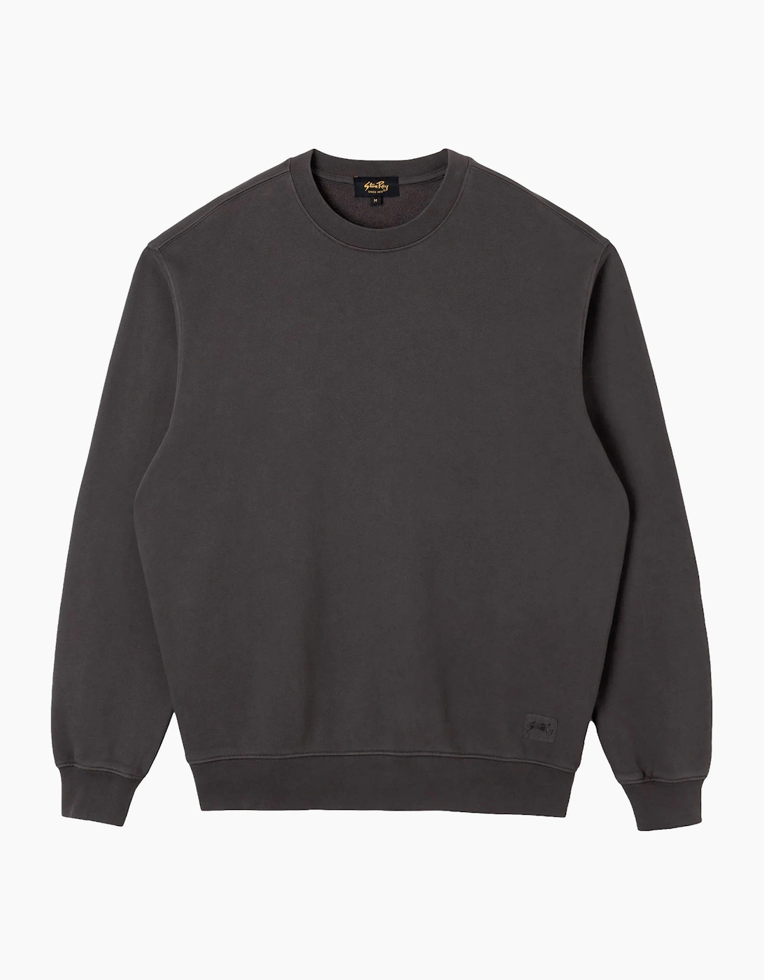 Stan Ray Unisex Black Patch Crew Sweat - Size: Medium
