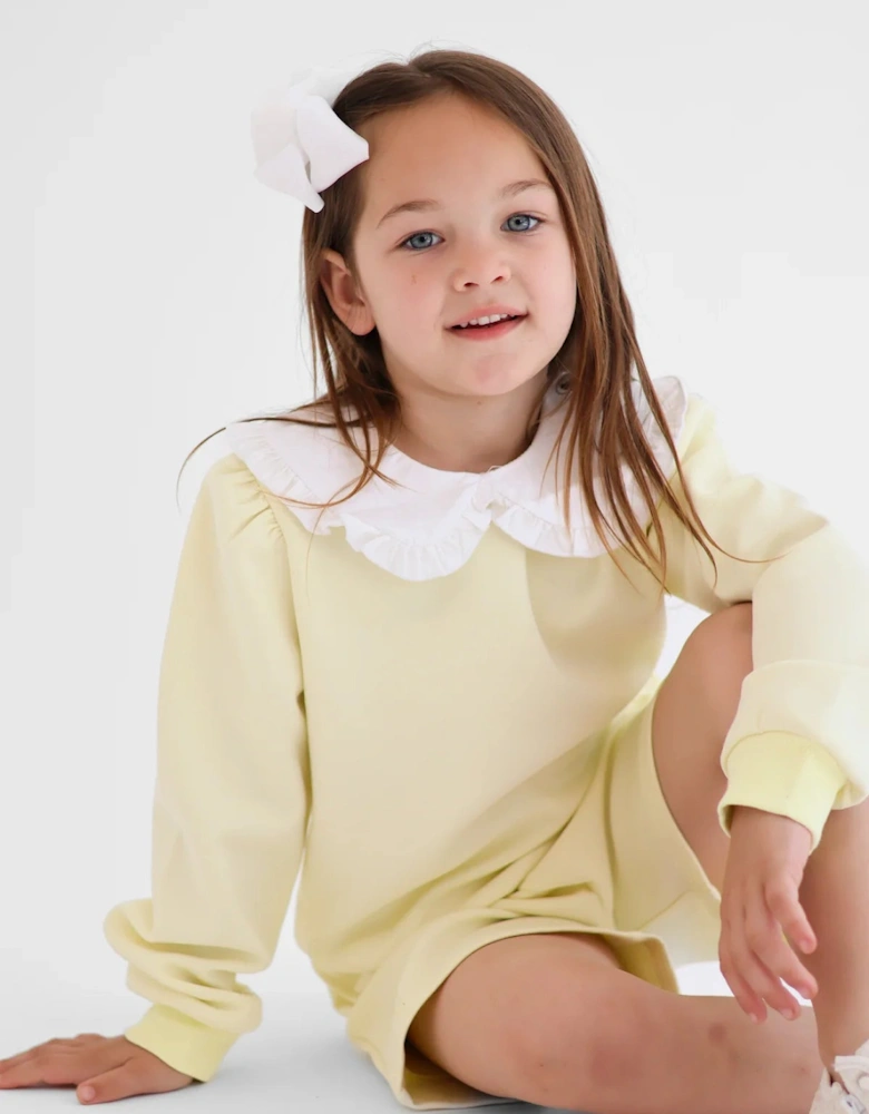Girls Lemon ‘Emily’ Sweat Short Set
