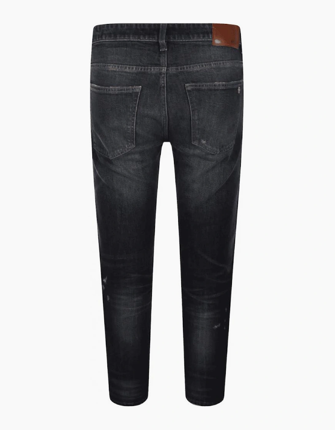 Delaware Slim Fit Distressed Dark Blue Jeans