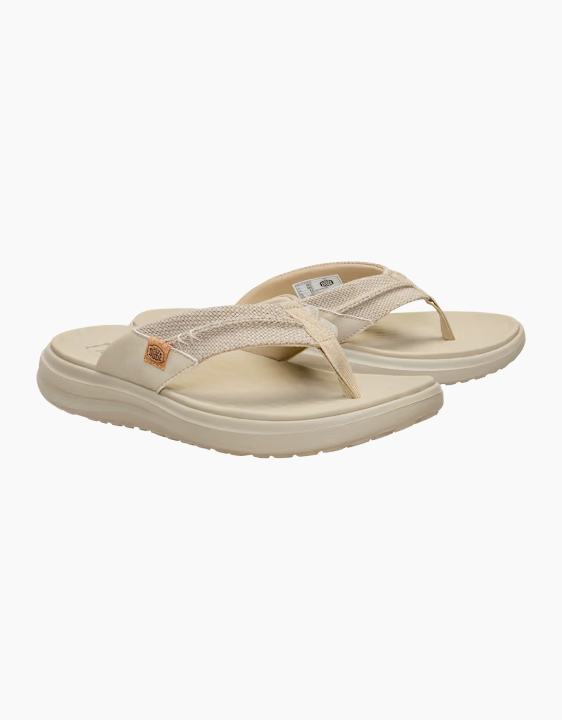 Hey Dude Finn Flip Braided Flip Flop TAN