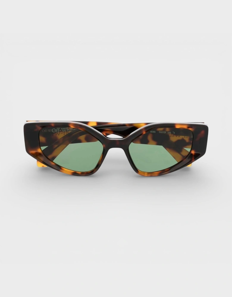 Memphis Havana Cat Eye Sunglasses Brown