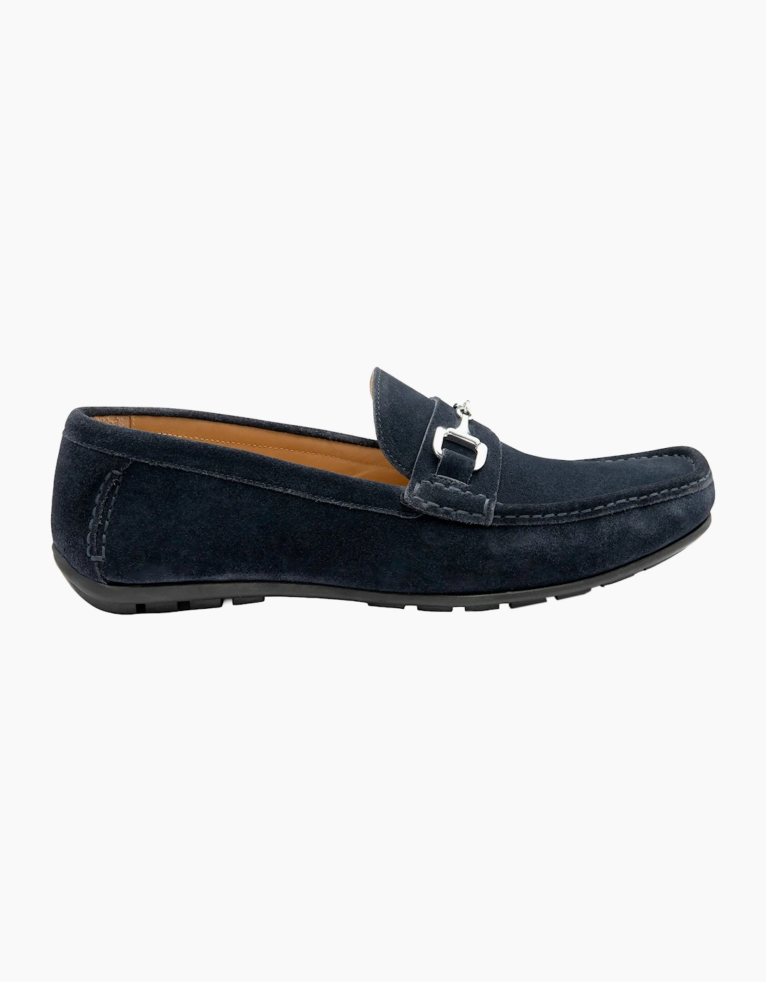 Loake Men's Navy Hawthorn Driver Shoe Suede  9 9/43