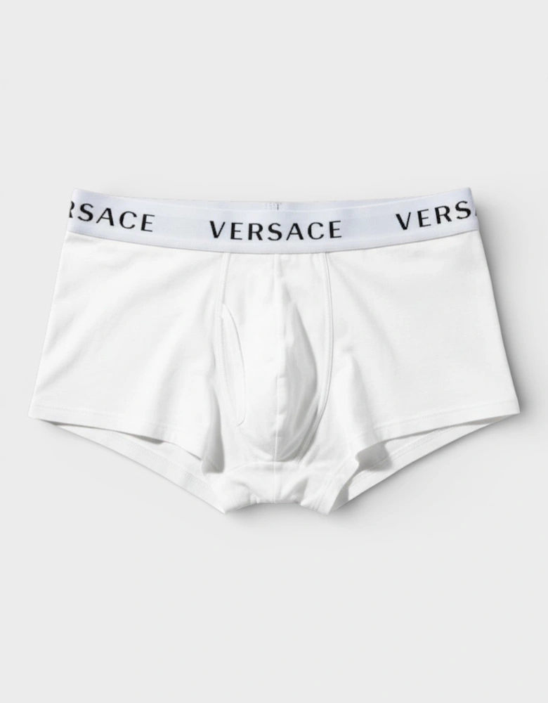 Logo Basso Underwear White Black
