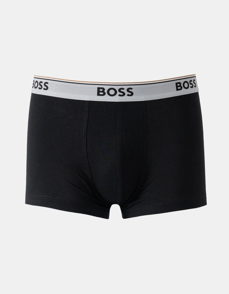 BOSS Orange Power 3-Pack Mens Trunks - Black 005