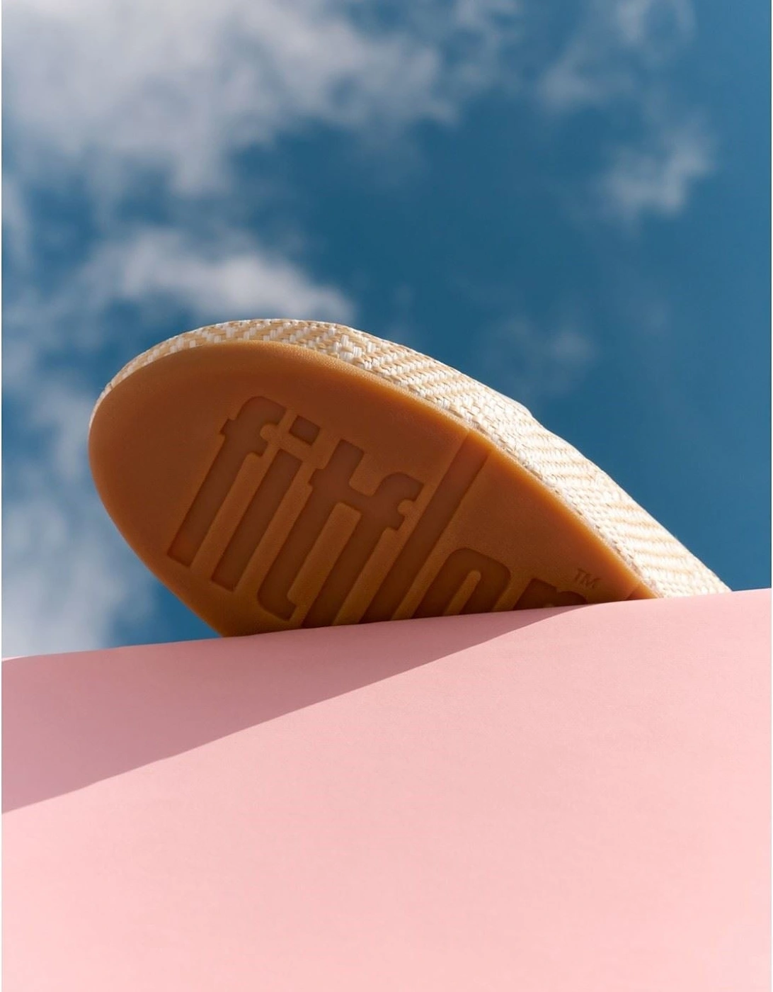 Lulu Lux Graphic-Weave Leather Women's Urban White Sandals