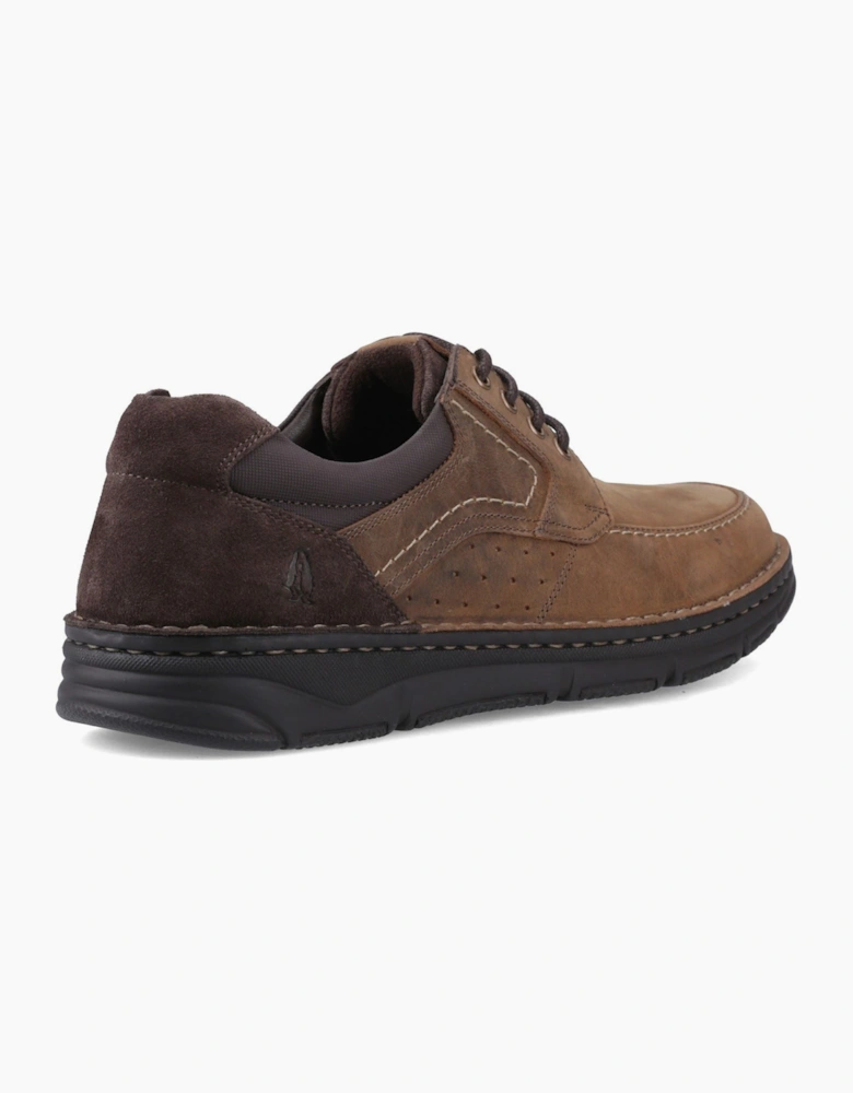 Franklin Lace Up Shoe Leather Men's Tan Loafers