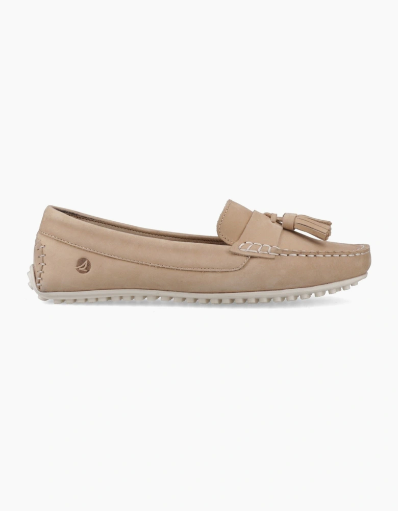 Sperry Salvador Slip On Nubuck Women's Taupe Moccasins Shoes