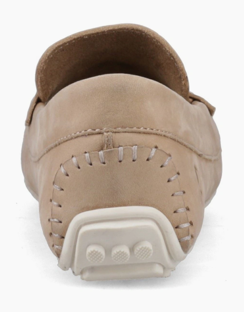 Sperry Salvador Slip On Nubuck Women's Taupe Moccasins Shoes