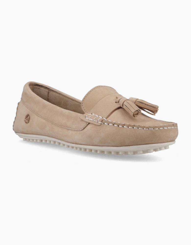 Sperry Salvador Slip On Nubuck Women's Taupe Moccasins Shoes