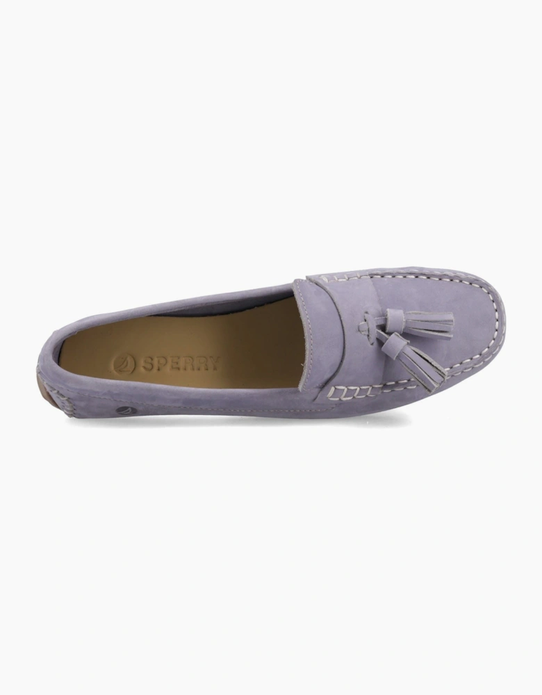 Sperry Salvador Slip On Nubuck Women's Lilac Moccasins Shoes