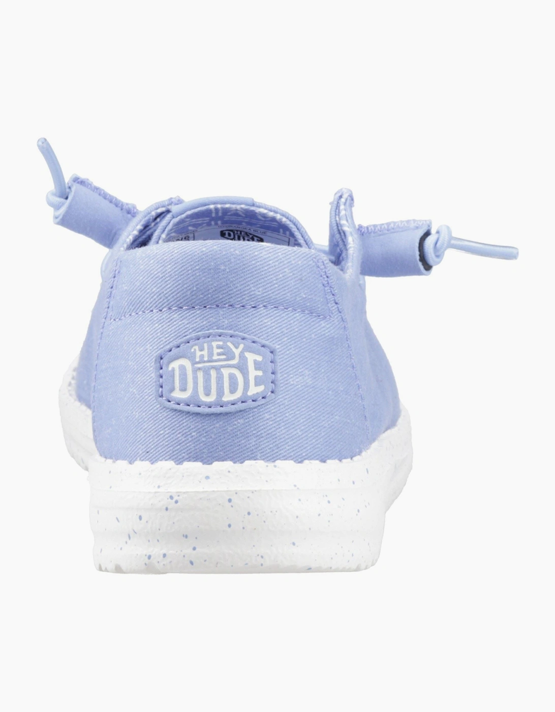 HEYDUDE Wendy Stretch Canvas Textile Women's Hydrangea Blue Loafers