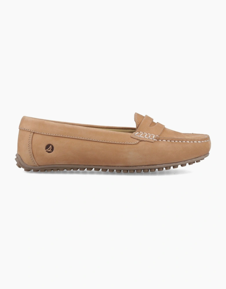 Sperry Tubarao Slip On Nubuck Women's Tan Moccasins Shoes
