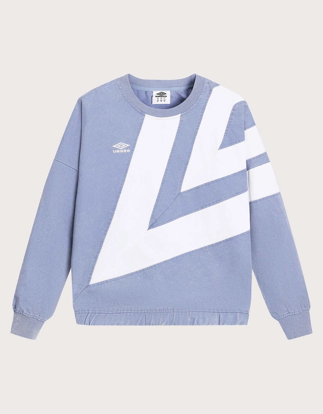 Relaxed Fit Washed Diamond Drill Sweatshirt, 3 of 2