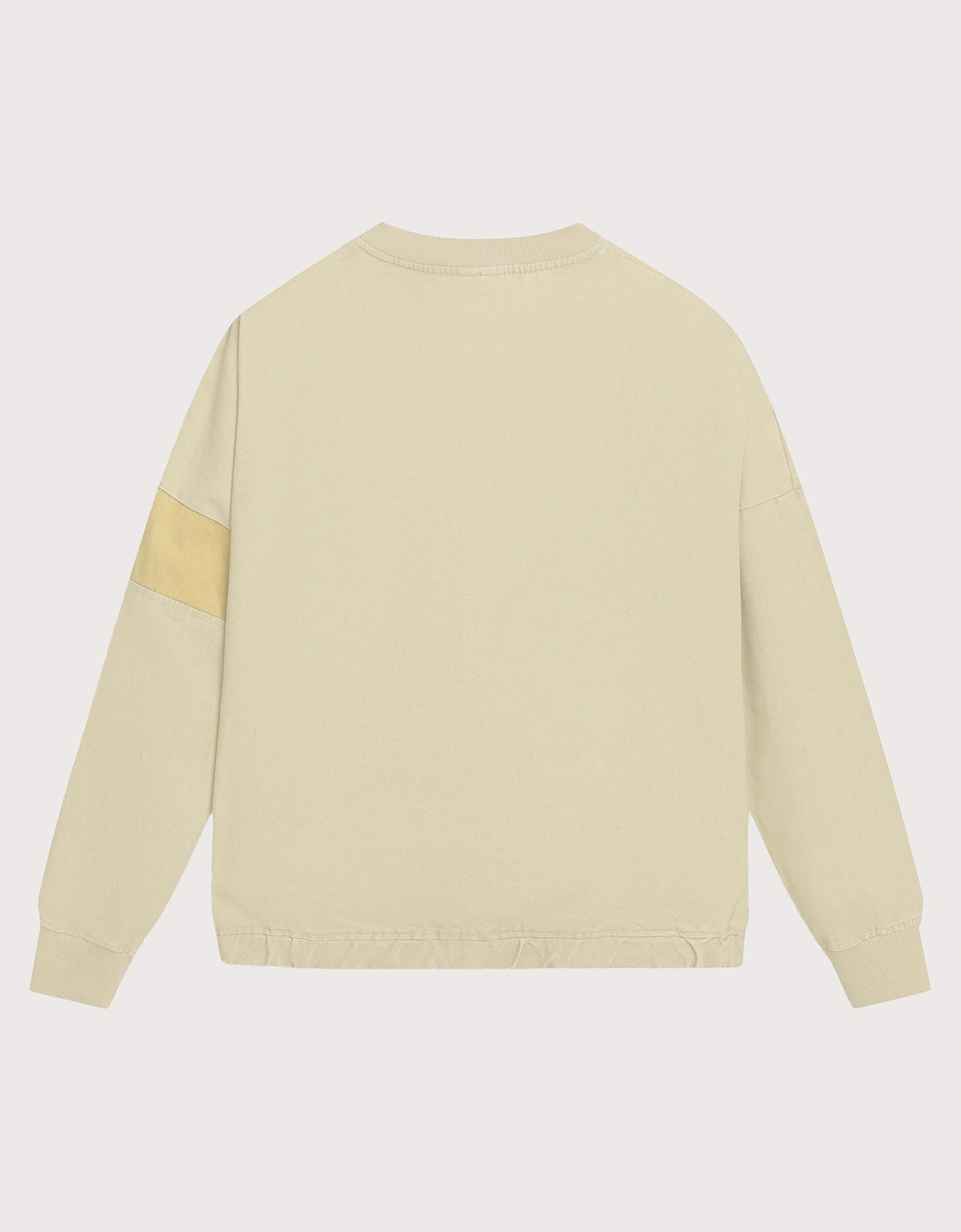 Relaxed Fit Washed Diamond Drill Sweatshirt