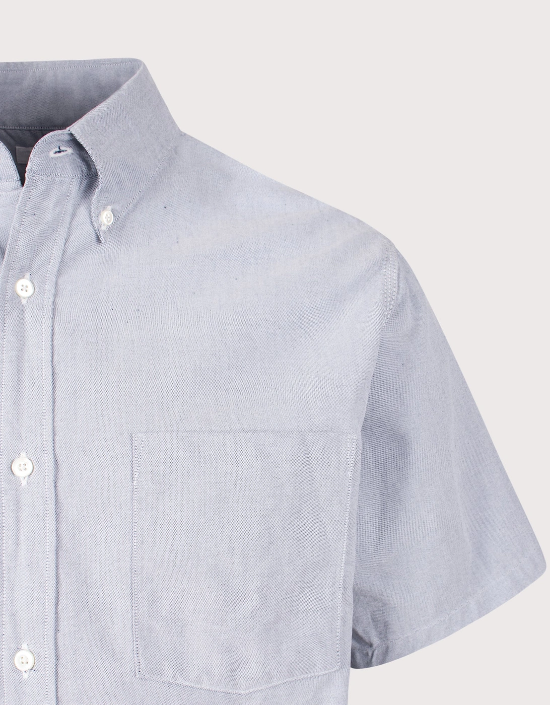 Relaxed fit Button Down Wind Short Sleeve Shirt