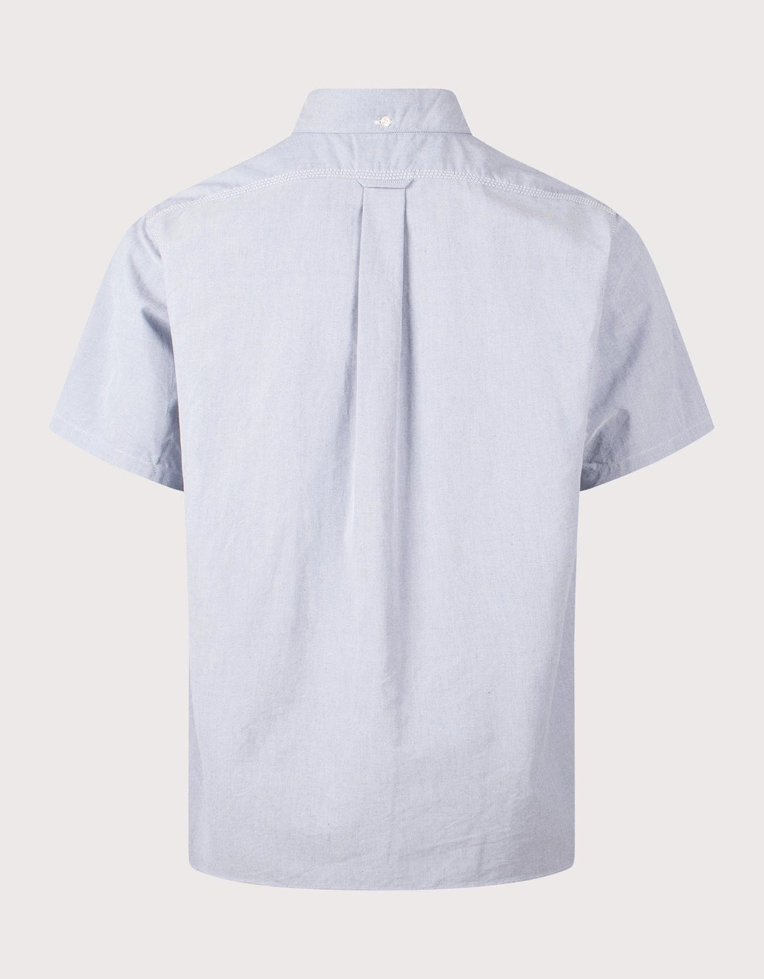 Relaxed fit Button Down Wind Short Sleeve Shirt