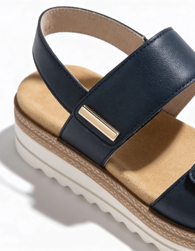 D0Q59 Womens Ankle Strap Sandals Blue