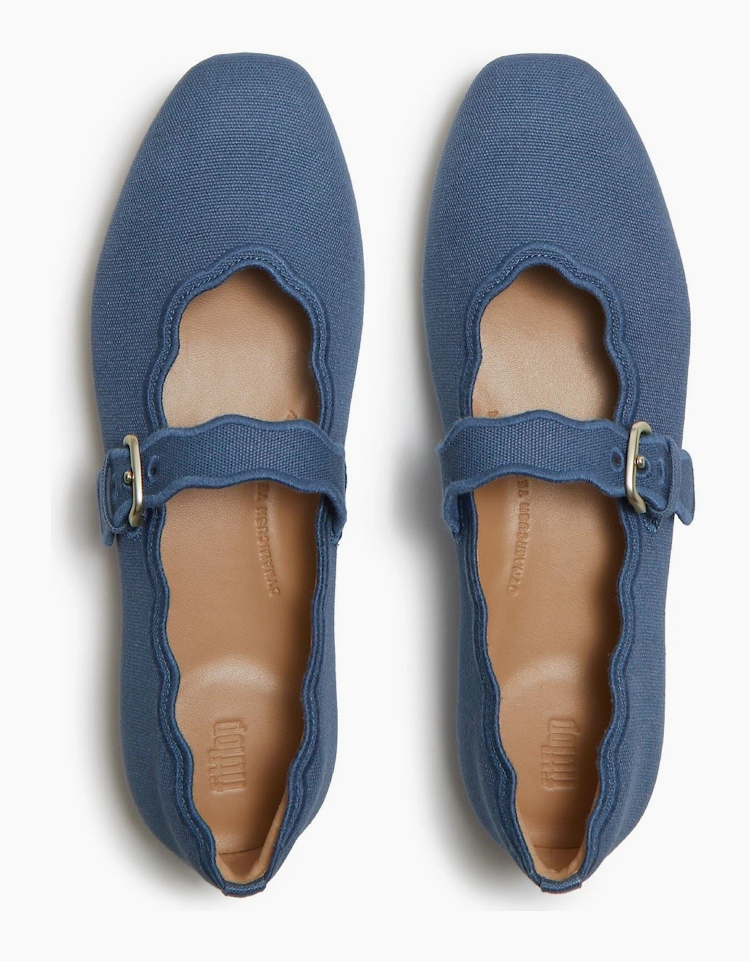 Delicato Wave-Edge Polyester Women's Cosmic Blue Shoes