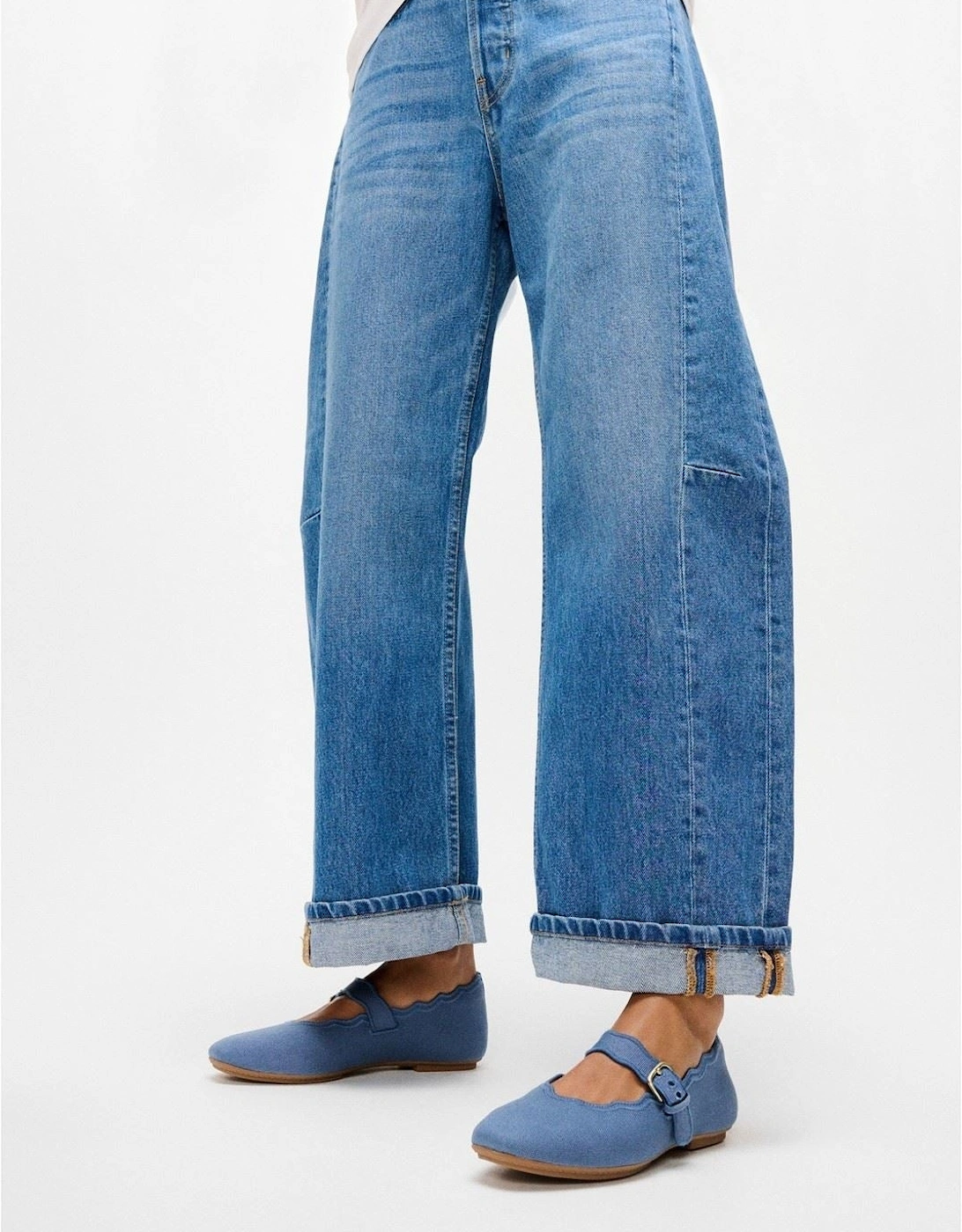 Delicato Wave-Edge Polyester Women's Cosmic Blue Shoes