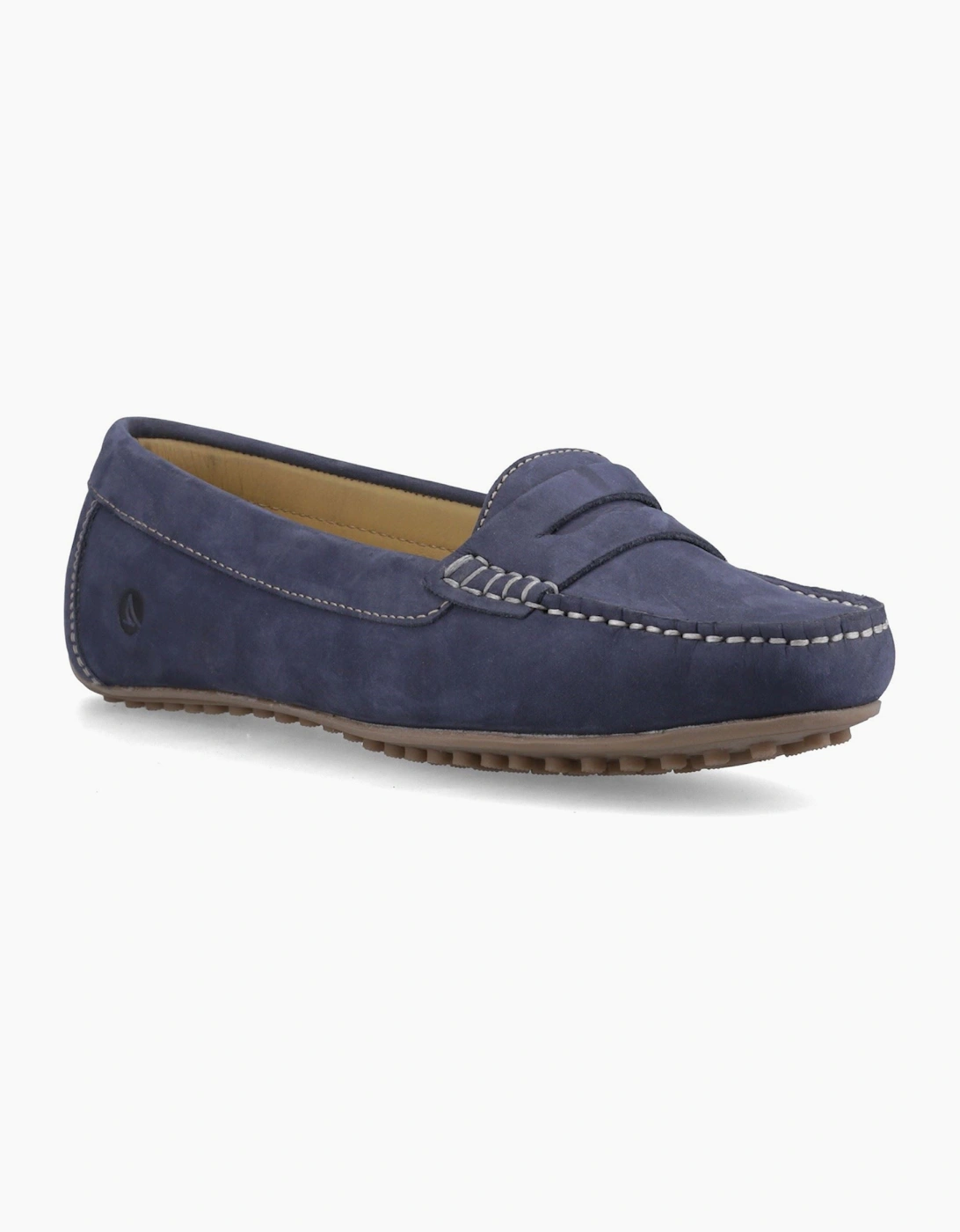 Sperry Tubarao Slip On Nubuck Women's Navy Moccasins Shoes, 5 of 4