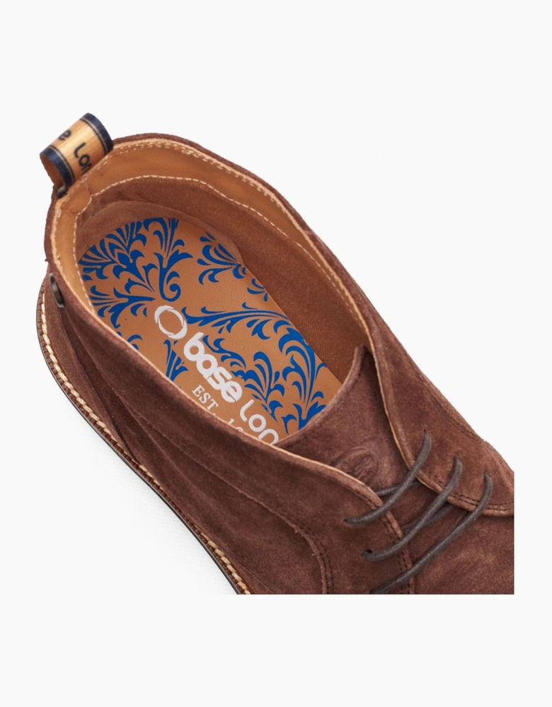 London Lincoln Chukka Leather Men's Brown Boots