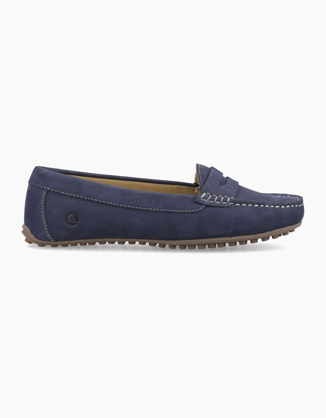 Sperry Tubarao Slip On Nubuck Women's Navy Moccasins Shoes