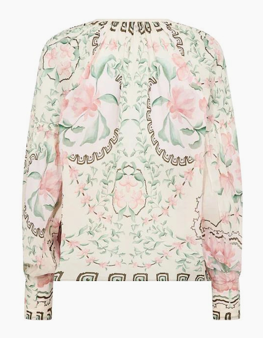 Wylde orchid blouse in turf green