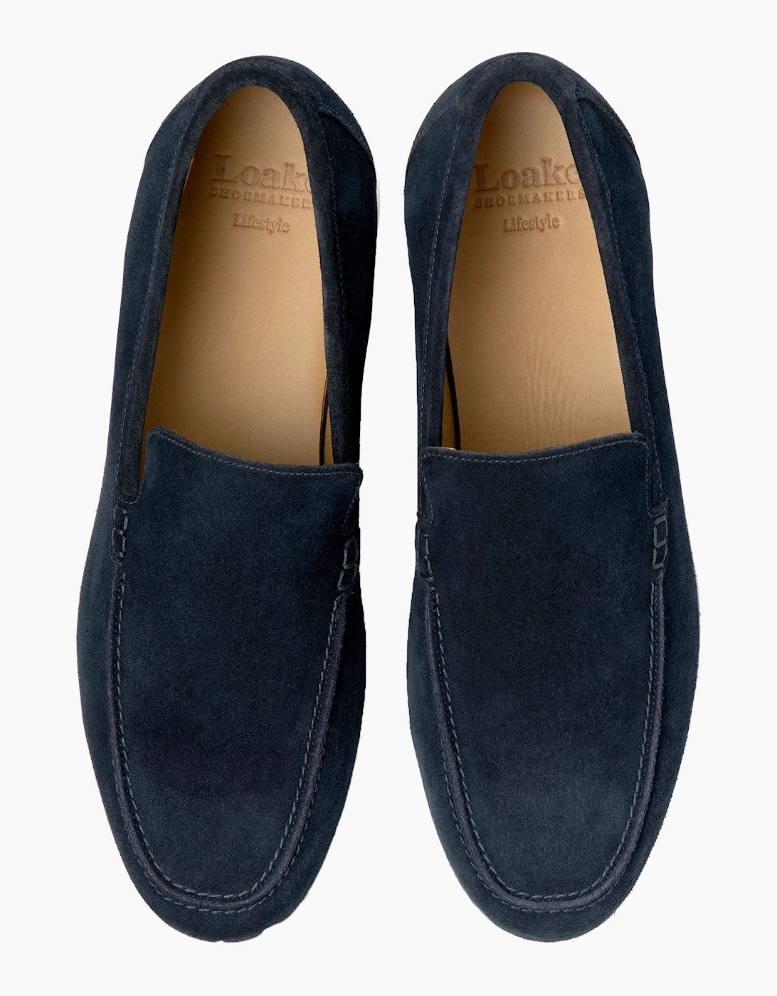 TUSCANY SUEDE CASUAL SHOE NAVY SUEDE