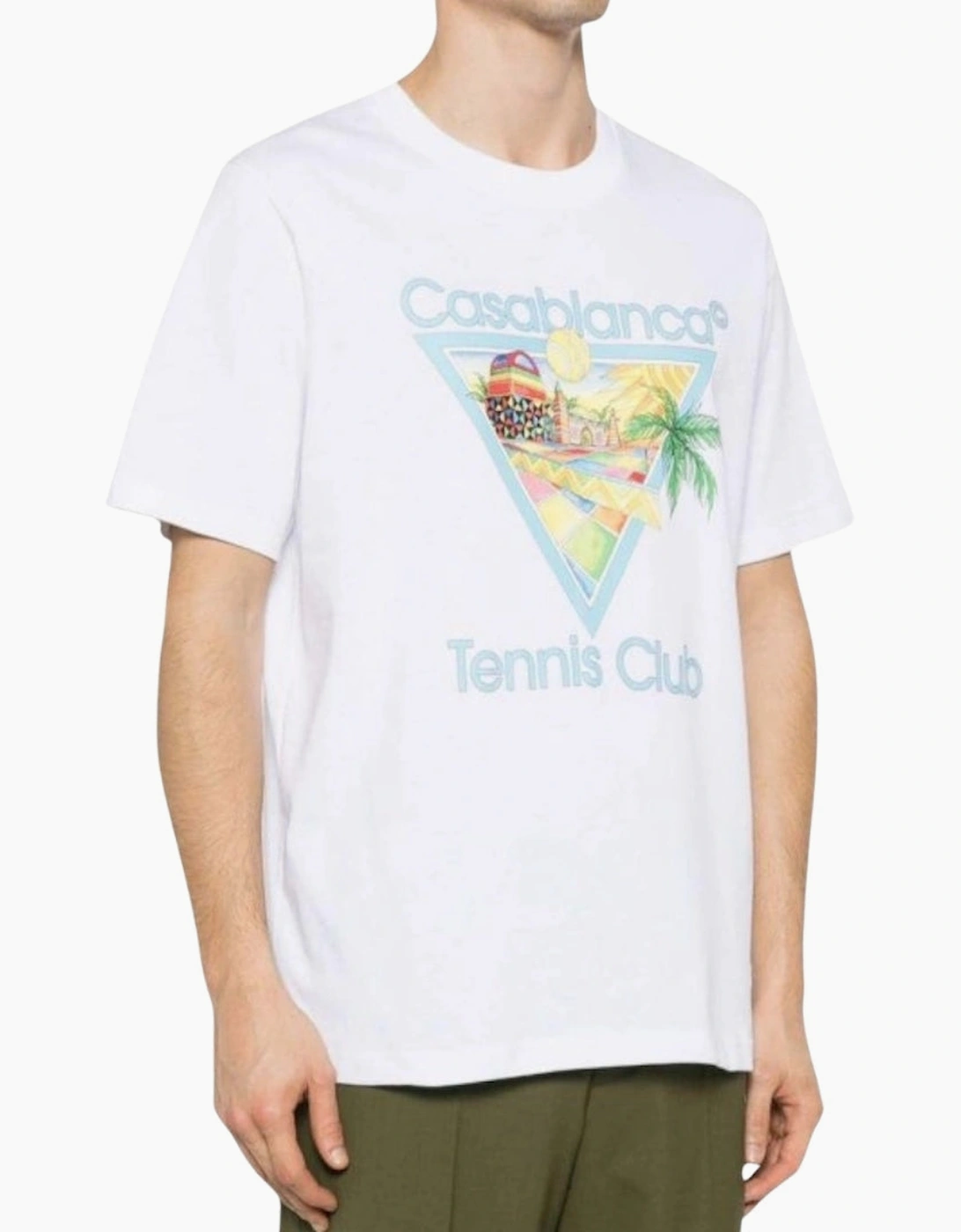 Afro Cubism Tennis Club White T-Shirt