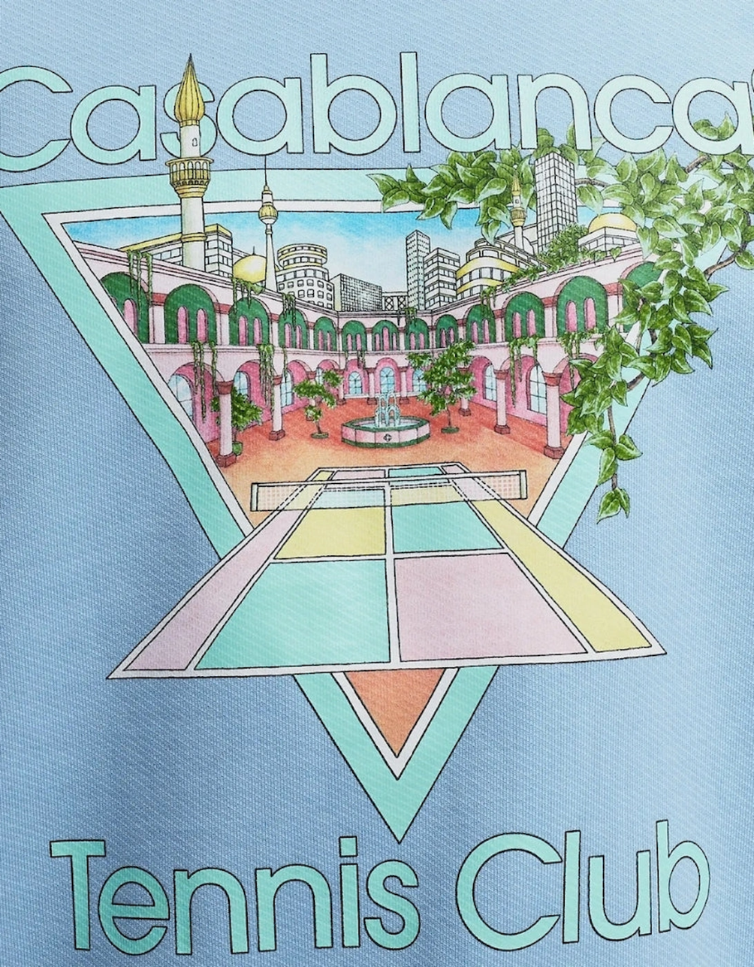 Tennis Club Icon Patelle Pale Blue Sweatshirt