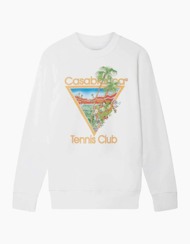 Tennis Club Icon White Sweatshirts