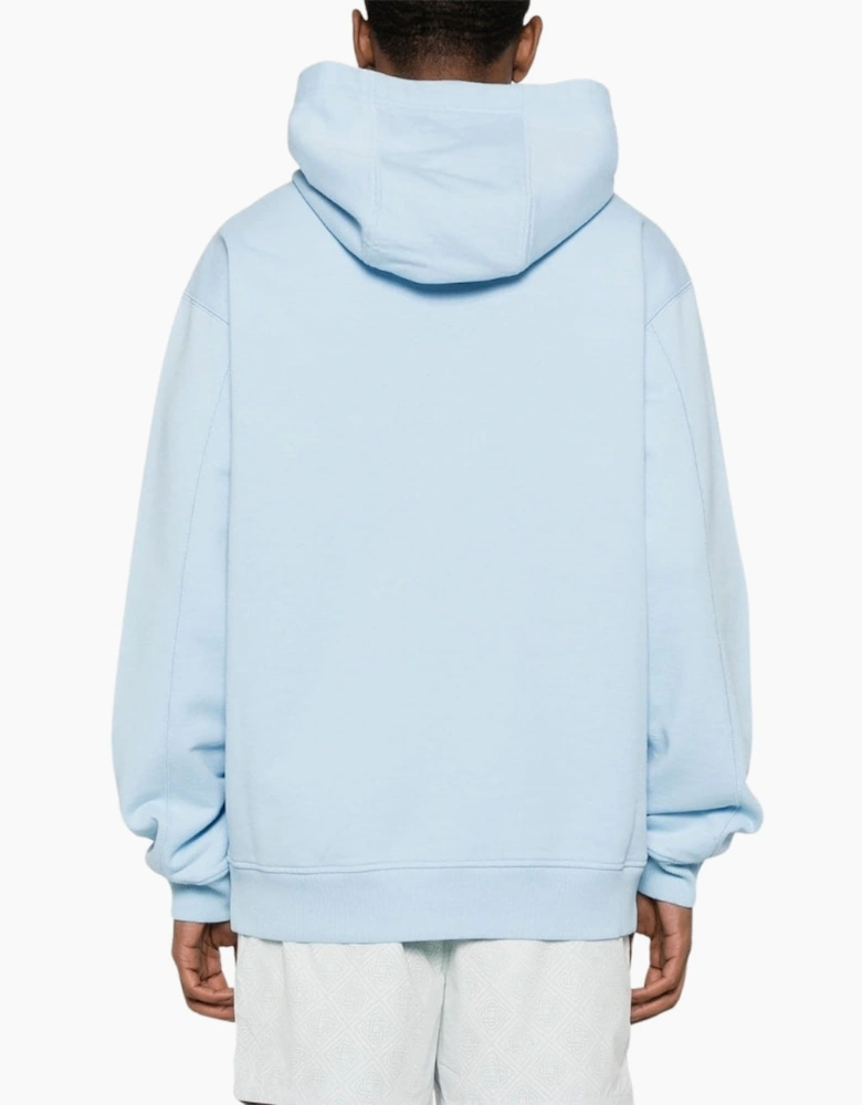 Embroidered Maison De Reve Pale Blue Hoodie