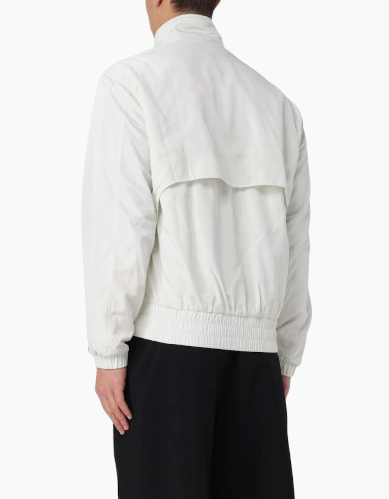 Side Panelled Shell Suit Track Jacket White Jackets