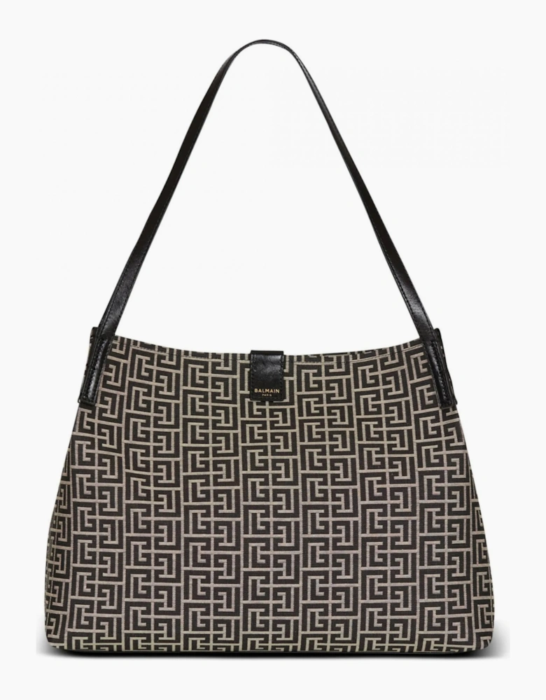 Release Shopper Monogram Tote Black