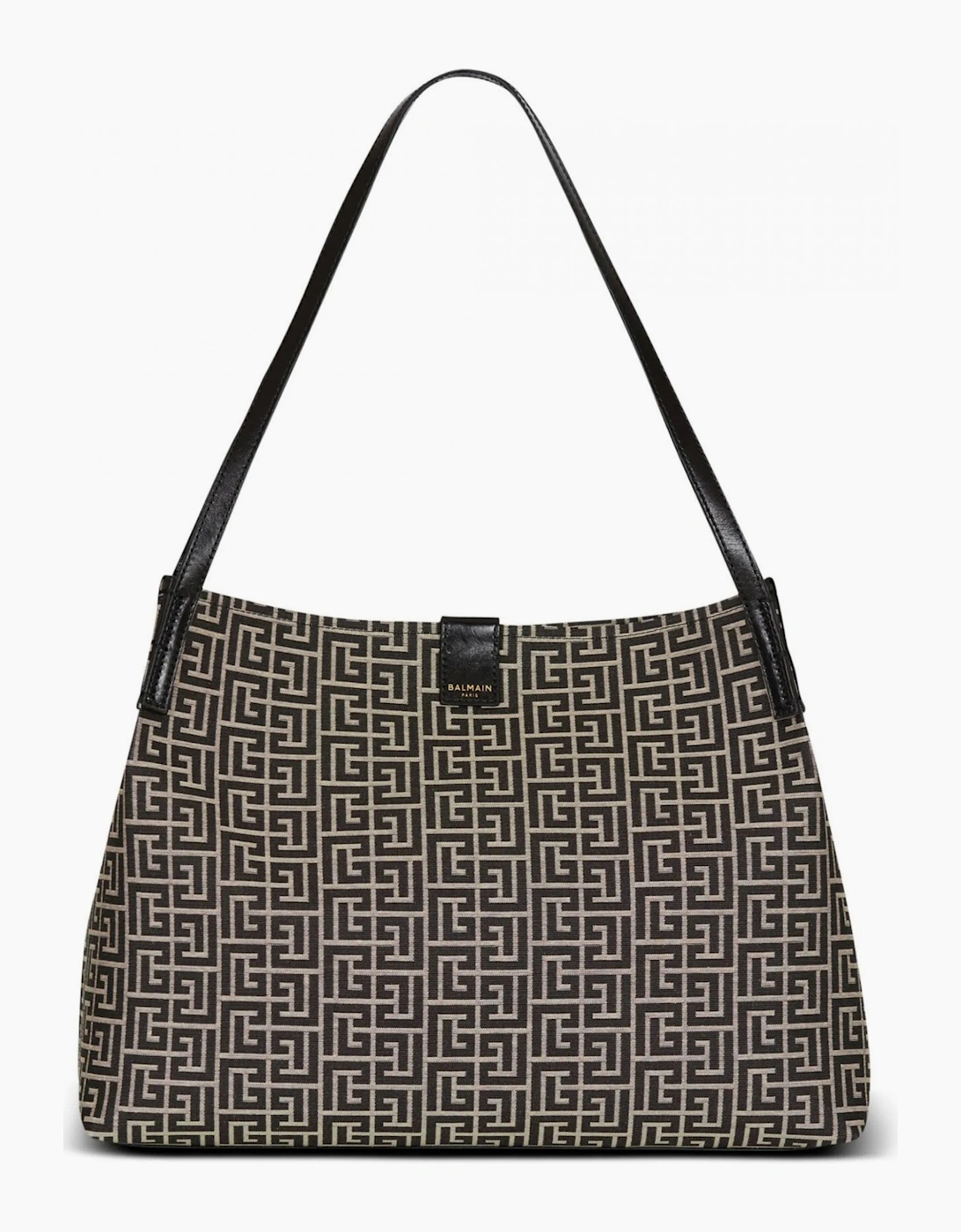 Balmain Women's Release Shopper Monogram Tote Black - Size: OS