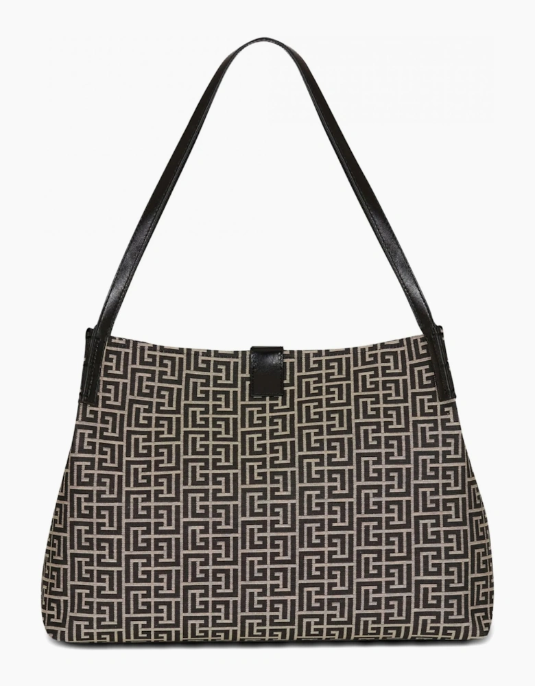 Release Shopper Monogram Tote Black