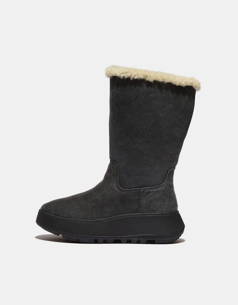 F-Mode Shearling Flatform Boots