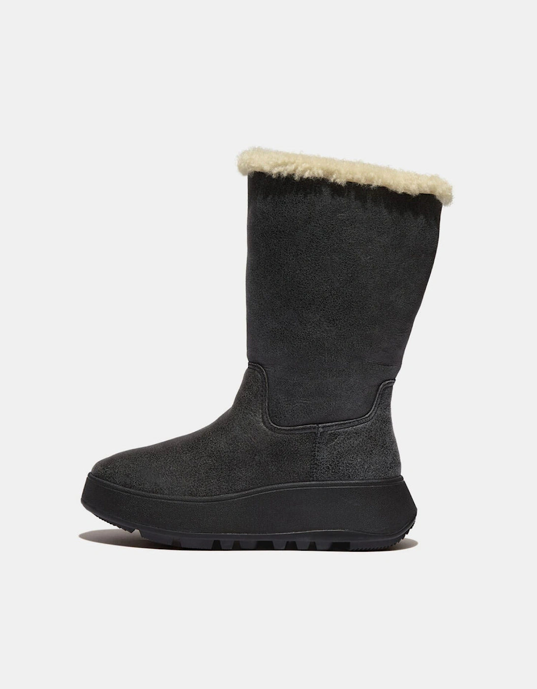 F-Mode Shearling Flatform Boots, 6 of 5