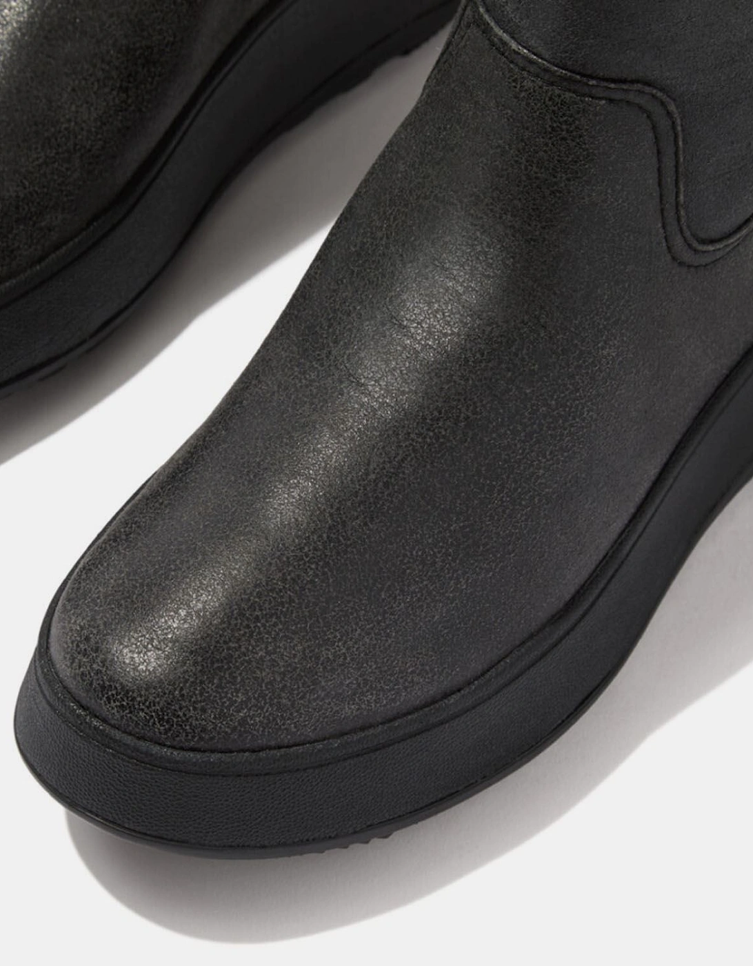 F-Mode Shearling Flatform Boots