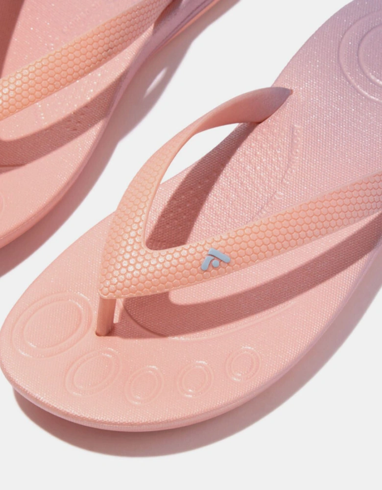 Juniors iQushion Iridescent Flip Flops