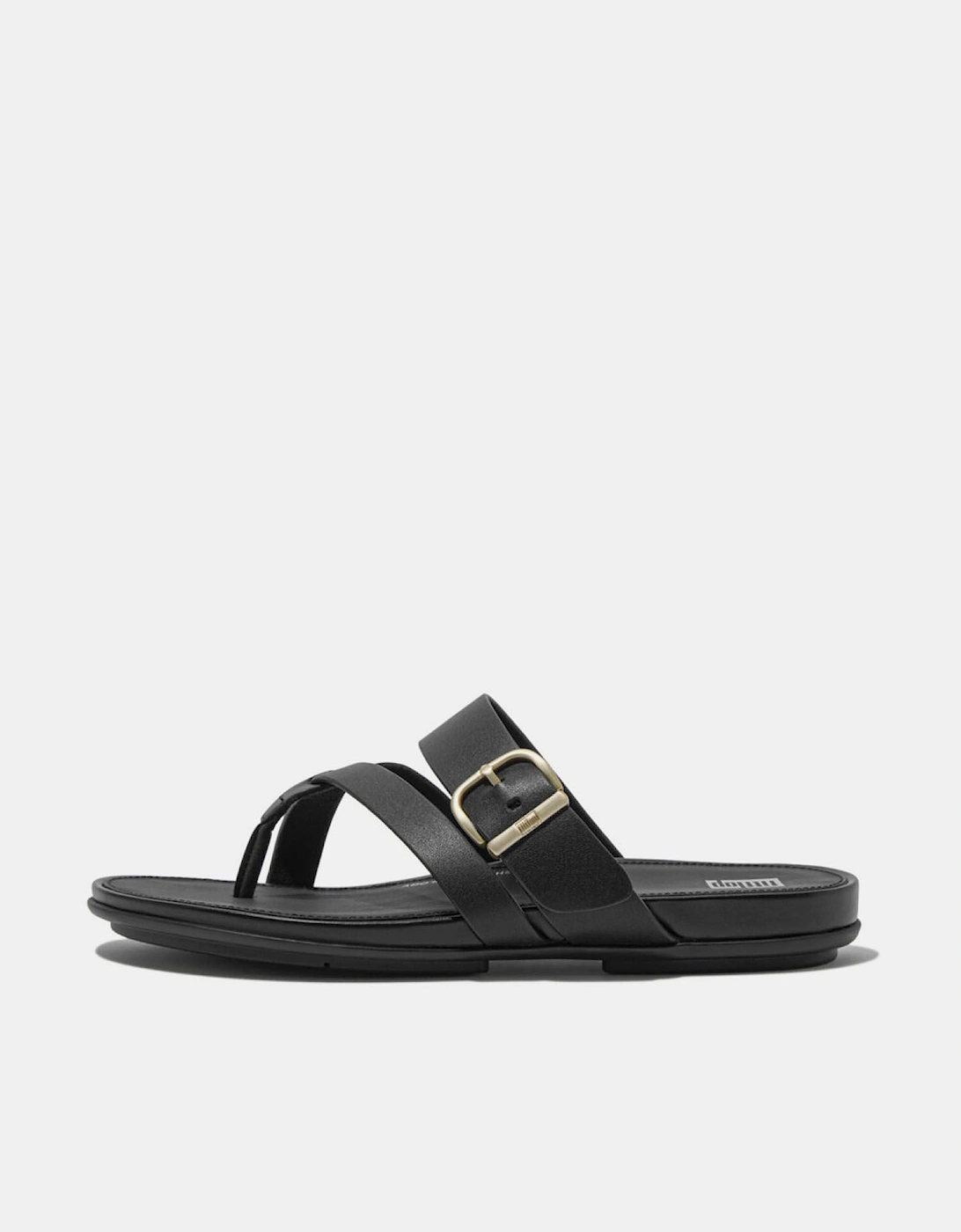 Gracie Buckle Leather Strappy Sandals, 6 of 5