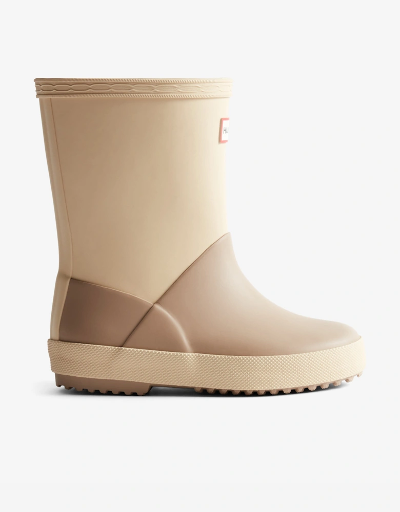 Kids First Wellington Boots in Beige