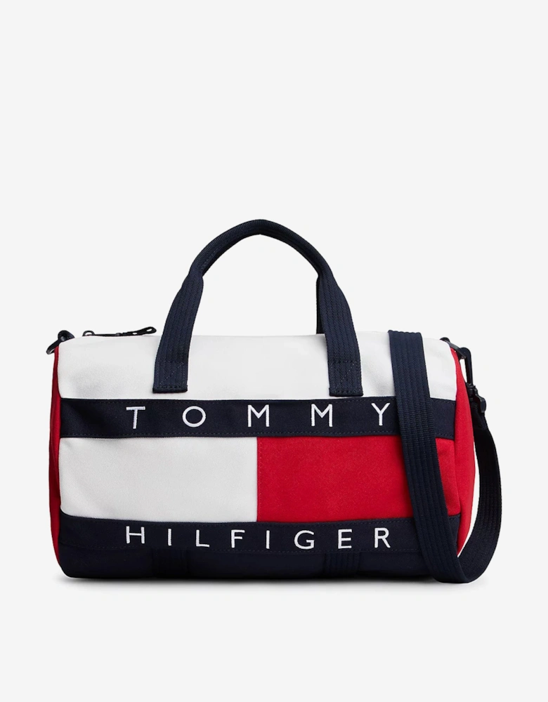 Kids Heritage Flag Sports Bag in White (36cm)