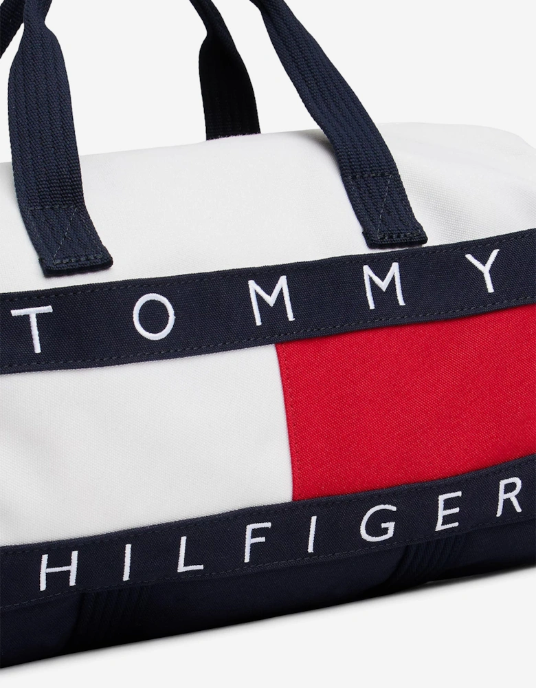 Kids Heritage Flag Sports Bag in White (36cm)