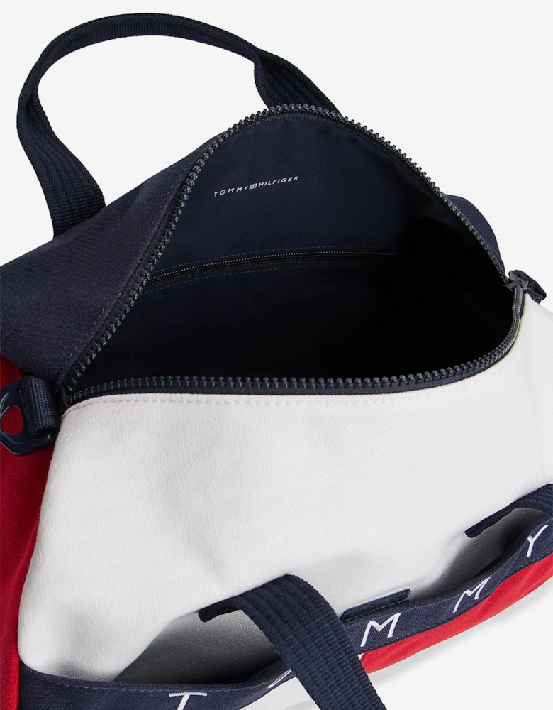 Kids Heritage Flag Sports Bag in White (36cm)