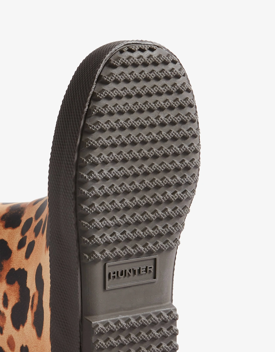 Girls First Leopard Print Wellington Boots in Brown