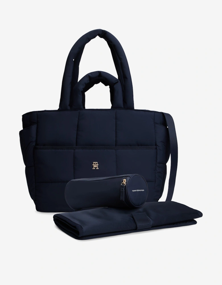 Baby Padded Nylon Changing Bag in Navy (26cm)
